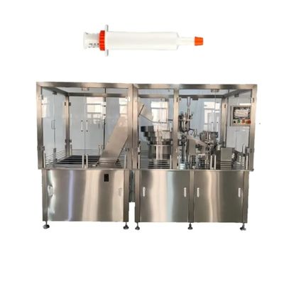 Plunger Type Automatic Plastic Syringe Gel Filling and Capping Machine