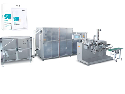 ফেসিয়াল মাস্ক প্যাকিং মেশিনের জন্য 9.0 Kw পাওয়ার স্বয়ংক্রিয় ফেসিয়াল মাস্ক তৈরির মেশিন