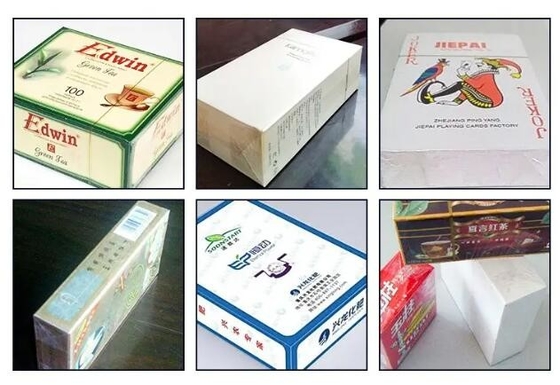 বিওপিপি ফিল্ম সহ টিয়ার টেপ প্রকার সেলোফেন র‌্যাপার মেশিন