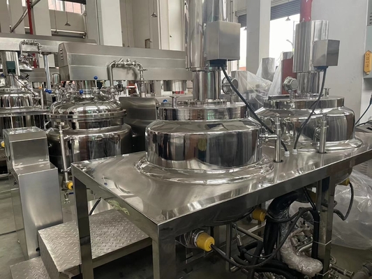 রাসায়নিক তরল সাবান তৈরীর মেশিন homogenizer মিশুক কসমেটিক গরম করার জন্য স্টেইনলেস স্টীল ডাবল জ্যাকেট মিশ্রণ ট্যাংক