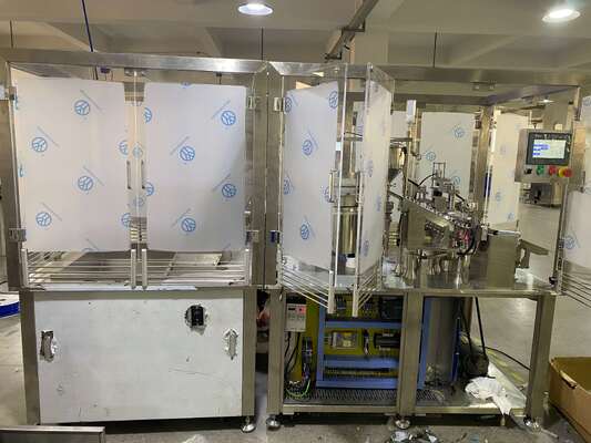 Industrial Volumetric Syringe Filling Machine for Ointment and Viscous Liquid