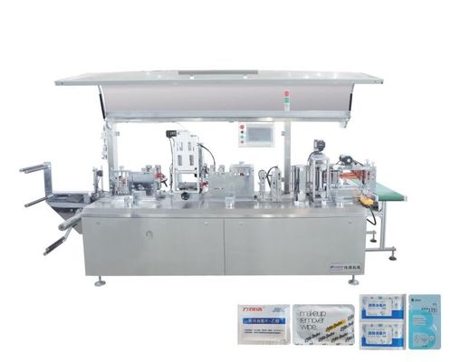 স্বয়ংক্রিয় অ্যালকোহল কটন প্যাড প্যাকিং মেশিন ফোর সাইড সীল