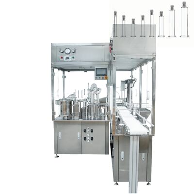 Fully Automatic Collagen Hyaluronic Acid Water Light Needle Pre-Filled Glass Syringe Vacuum Filling and Stoppering Machine